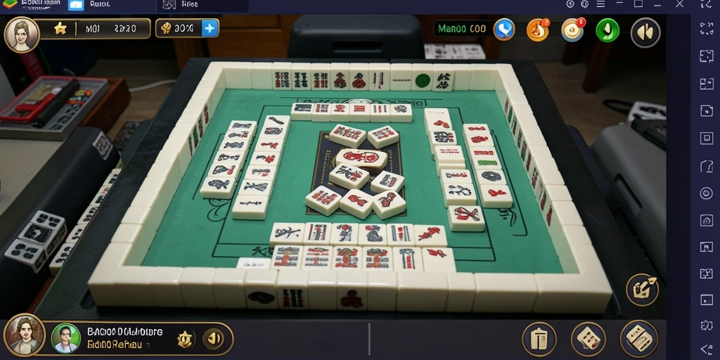 Tampilan gameplay Mahjong yang menarik di BARU01.