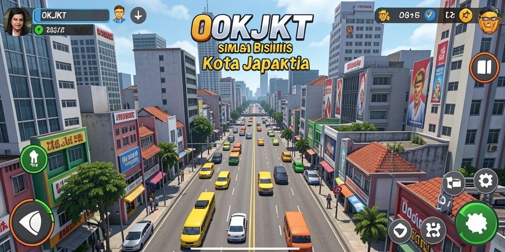 Screenshot OKJKT menampilkan gameplay Tycoon yang seru dan menarik.