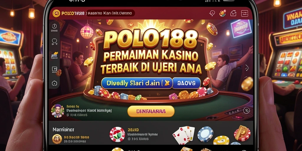 Screenshot gameplay Kasino POLO188 yang menarik dan interaktif.