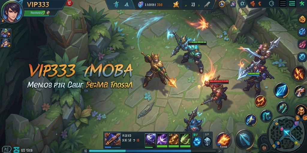 Tangkapan layar gameplay mendebarkan dari <strong>VIP333</strong>, menunjukkan pertarungan tim yang intens.